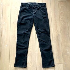 J. Crew Matchstick Corduroy Pants in Dark Grey Size 27
